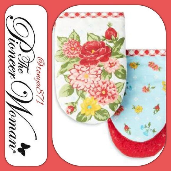 š¦āNewāPioneerāWomanĀ SweetāRoseā2-PieceāMiniāMittsāSet - Picture 3 of 7